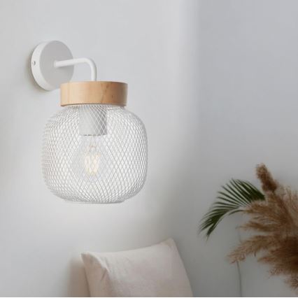 Brilliant - Candeeiro de parede GIADA 1xE27/40W/230V branco