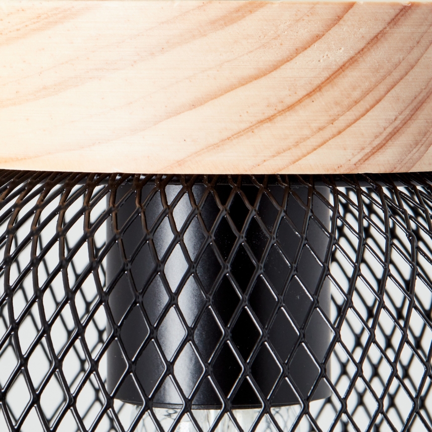 Brilliant - Candeeiro de parede GIADA 1xE27/40W/230V preto