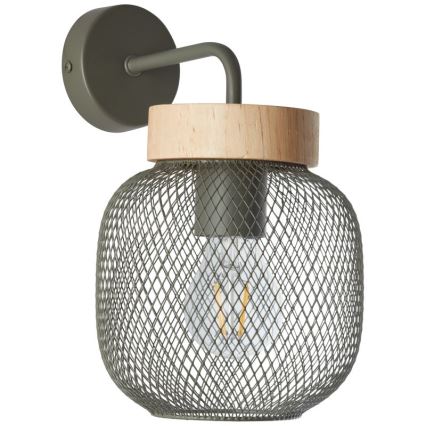 Brilliant - Candeeiro de parede GIADA 1xE27/40W/230V verde