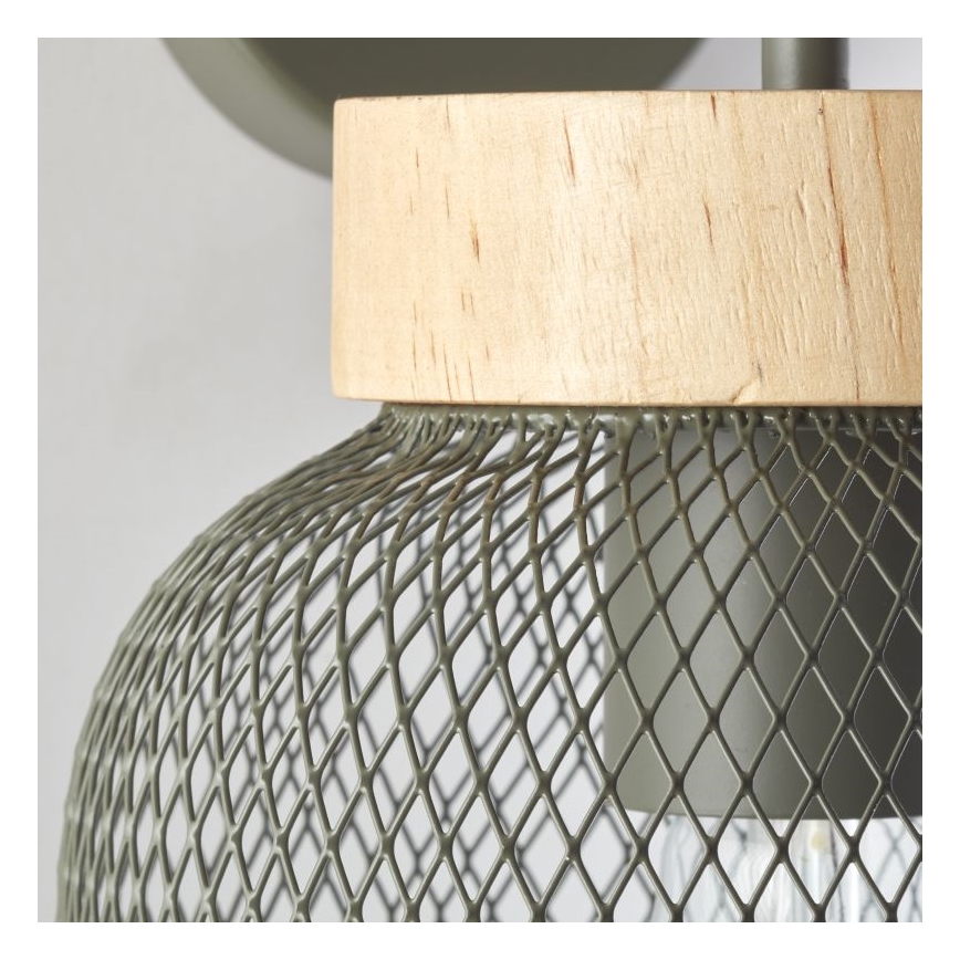 Brilliant - Candeeiro de parede GIADA 1xE27/40W/230V verde