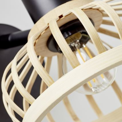 Brilliant - Candeeiro de parede NORAH 1xE14/28W/230V bambu