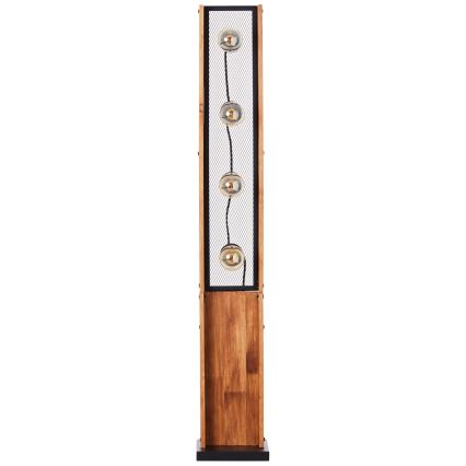 Brilliant - Candeeiro de pé CALANDRA 4xE27/42W/230V pinho