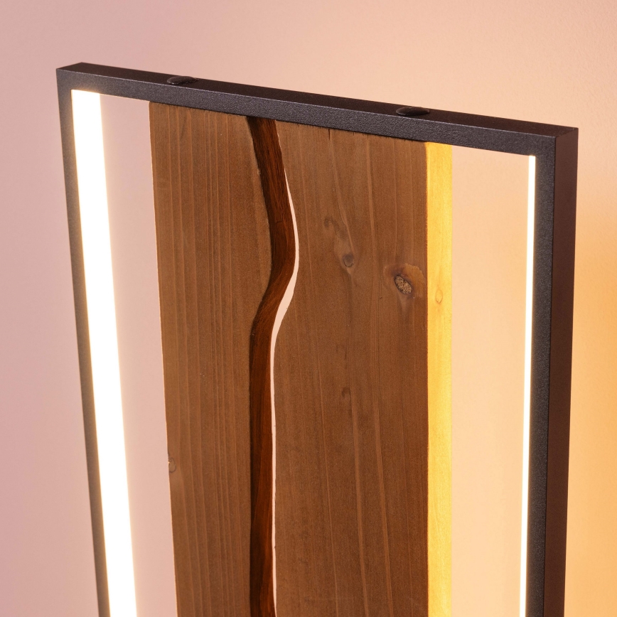 Brilliant - Candeeiro de pé LED THUNDER LED/18W/230V pinho