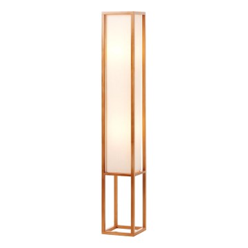 Brilliant - Candeeiro de pé SEASIDE 2xE27/40W/230V branco/castanho