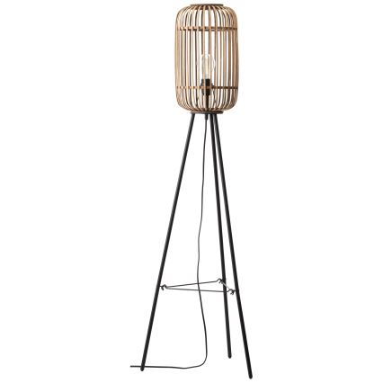 Brilliant - Candeeiro de pé WOODROW 1xE27/60W/230V bambu