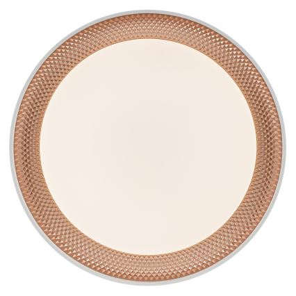 Brilliant - Luminária de teto LED dimerizável WALDO LED/36W/230V 3000-6500K Ø 48,5 cm branco/ouro rosé + controlo remoto