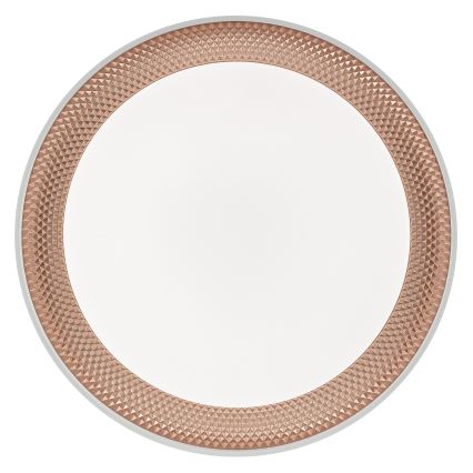 Brilliant - Luminária de teto LED dimerizável WALDO LED/36W/230V 3000-6500K Ø 48,5 cm branco/ouro rosé + controlo remoto