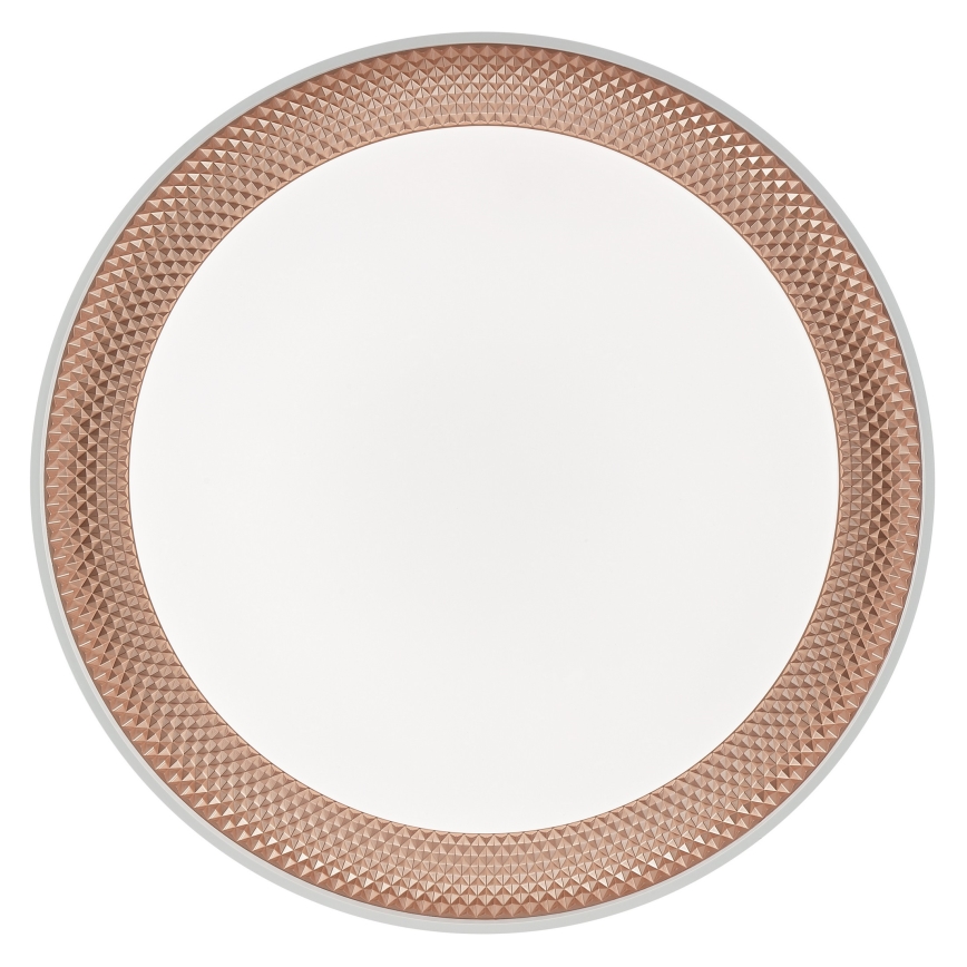 Brilliant - Luminária de teto LED dimerizável WALDO LED/36W/230V 3000-6500K Ø 48,5 cm branco/ouro rosé + controlo remoto