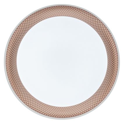 Brilliant - Luminária de teto LED dimerizável WALDO LED/36W/230V 3000-6500K Ø 48,5 cm branco/ouro rosé + controlo remoto