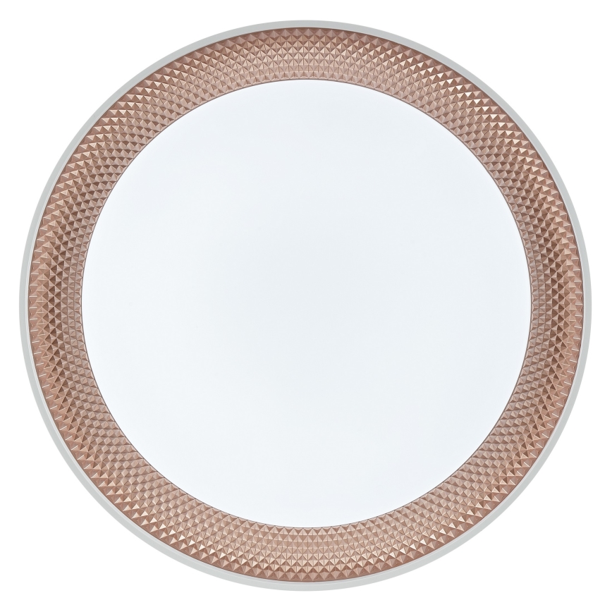 Brilliant - Luminária de teto LED dimerizável WALDO LED/36W/230V 3000-6500K Ø 48,5 cm branco/ouro rosé + controlo remoto