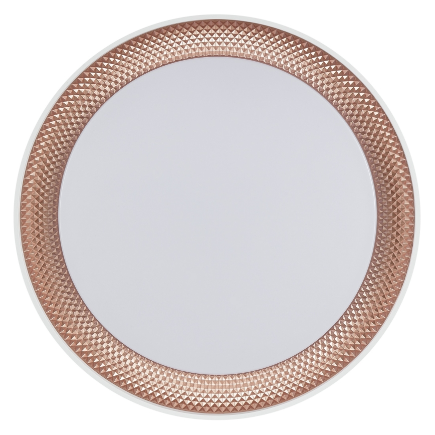 Brilliant - Luminária de teto LED dimerizável WALDO LED/36W/230V 3000-6500K Ø 48,5 cm branco/ouro rosé + controlo remoto