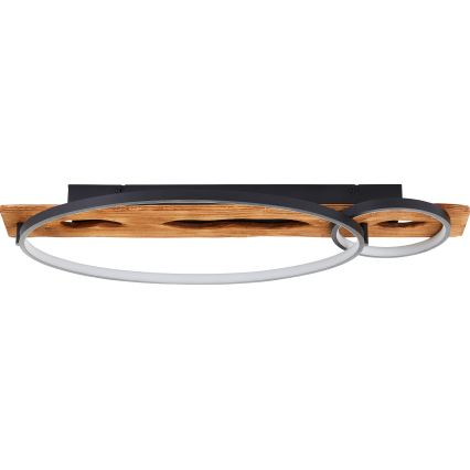 Brilliant - Candeeiro de tecto LED dimerizável PIRUS LED/30W/230V 30x70 cm seringueira