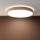 Brilliant - Candeeiro de tecto LED dimerizável SLIMLINE LED/60W/230V 3000-6500K, diâmetro 45 cm, madeira de seringueira, com comando remoto