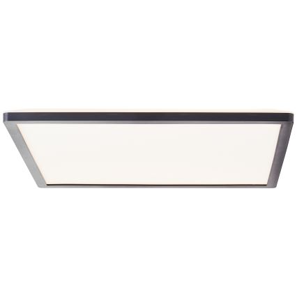 Brilliant - Candeeiro de tecto LED regulável SORELL LED/24/230V 3000-6500K 42x42 cm preto + comando remoto