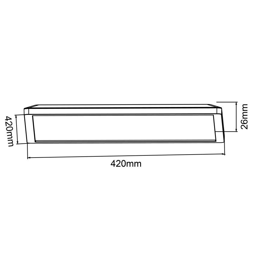 Brilliant - Candeeiro de tecto LED regulável SORELL LED/24/230V 3000-6500K 42x42 cm preto + comando remoto