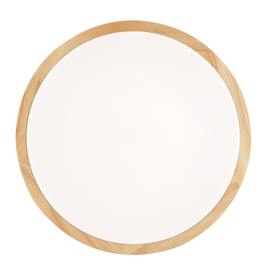 Brilliant - Plafon LED para banheiro MOREEN LED/18W/230V 2700/4000/6500K Ø 34 cm IP44 em madeira de seringueira