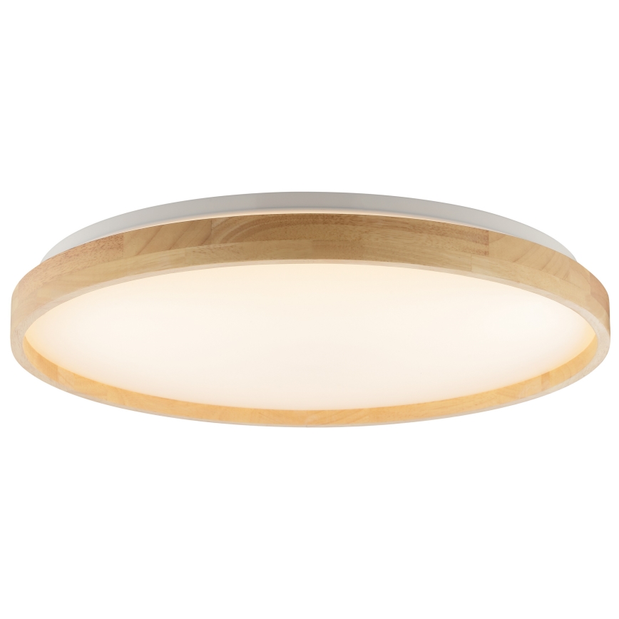 Brilliant - Candeeiro de tecto LED regulável ALSON LED/17W/230V 3000-6500K Ø 49,5 cm, acabamento em seringueira + comando remoto