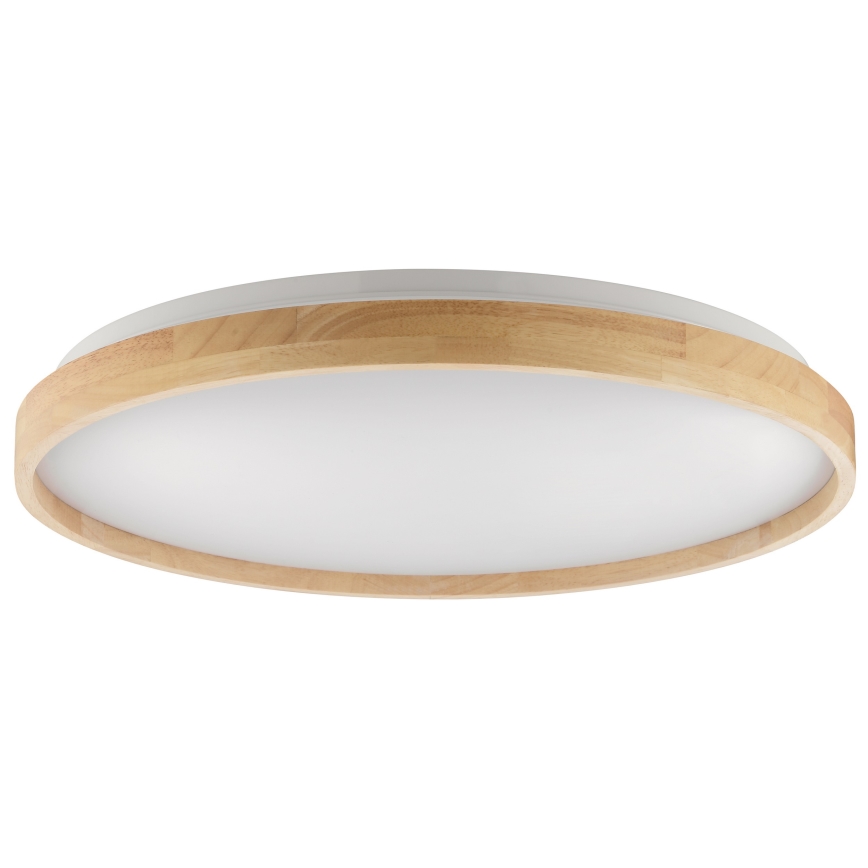 Brilliant - Candeeiro de tecto LED regulável ALSON LED/17W/230V 3000-6500K Ø 49,5 cm, acabamento em seringueira + comando remoto