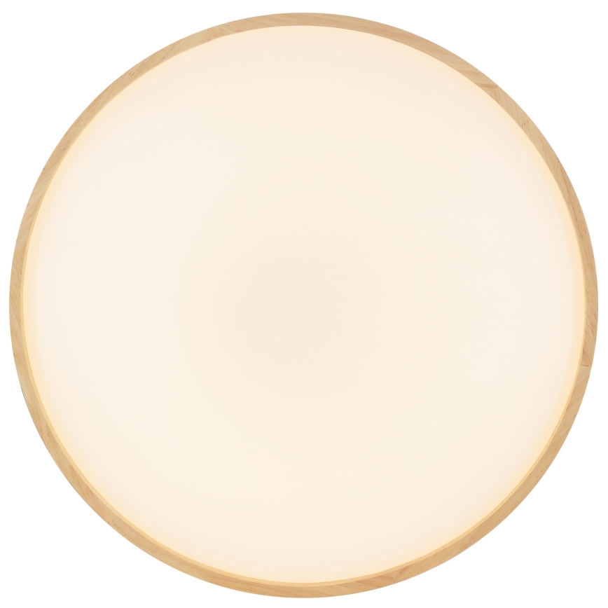 Brilliant - Candeeiro de tecto LED regulável ALSON LED/17W/230V 3000-6500K Ø 49,5 cm, acabamento em seringueira + comando remoto