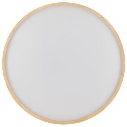 Brilliant - Candeeiro de tecto LED regulável ALSON LED/17W/230V 3000-6500K Ø 49,5 cm, acabamento em seringueira + comando remoto