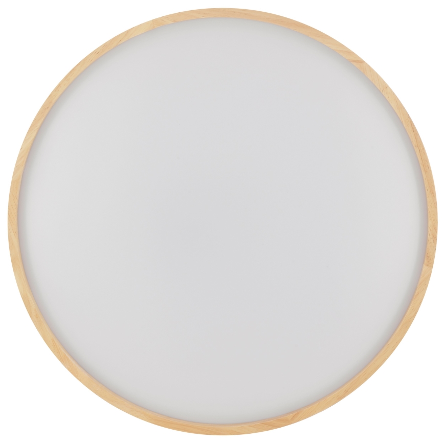 Brilliant - Candeeiro de tecto LED regulável ALSON LED/17W/230V 3000-6500K Ø 49,5 cm, acabamento em seringueira + comando remoto