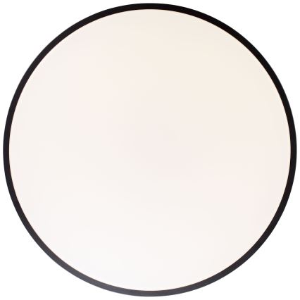 Brilliant - Luminária de teto LED dimerizável SLIMLINE LED/60W/230V 3000-6500K Ø 49 cm preta + controlo remoto