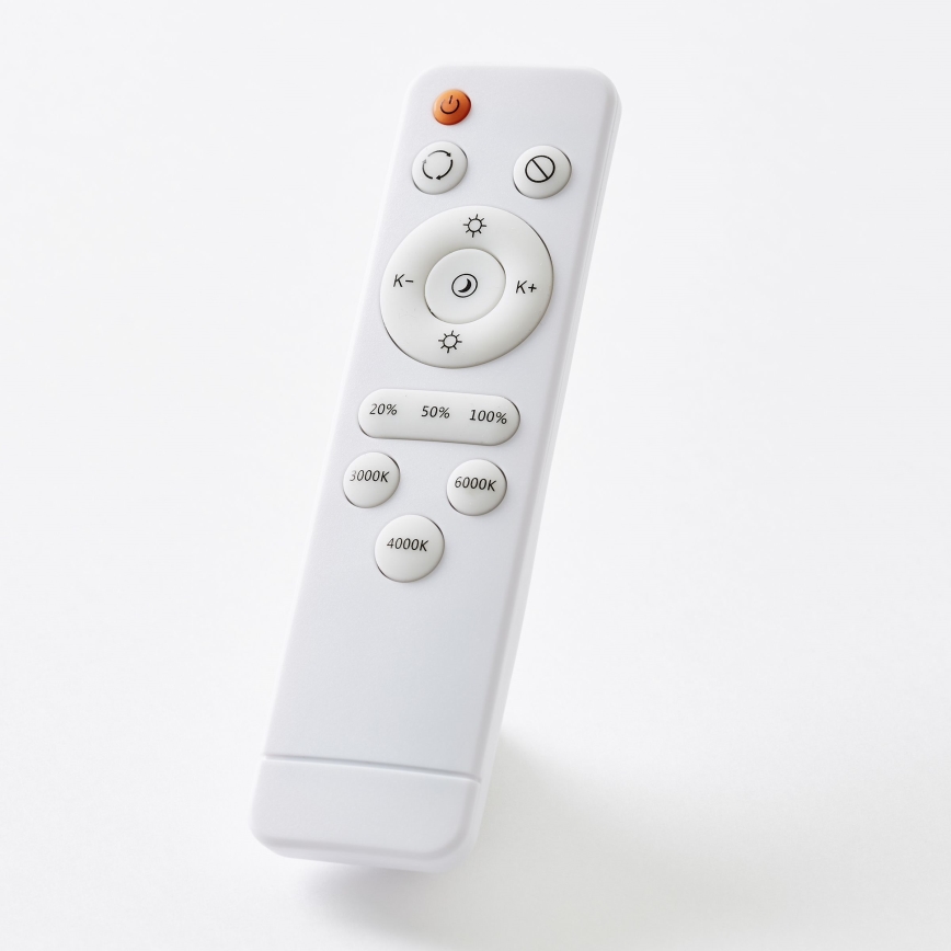 Brilliant - Luminária de teto LED dimerizável SLIMLINE LED/60W/230V 3000-6500K Ø 49 cm preta + controlo remoto