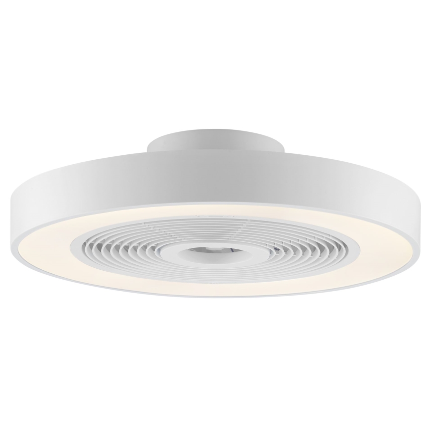 Brilliant - Luminária de teto dimável LED RGBW com ventoinha CATANIA LED/37W/230V 2700-6500K diâmetro 48,6 cm branca + comando remoto
