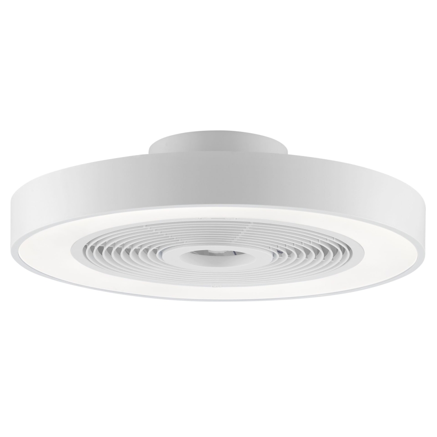 Brilliant - Luminária de teto dimável LED RGBW com ventoinha CATANIA LED/37W/230V 2700-6500K diâmetro 48,6 cm branca + comando remoto
