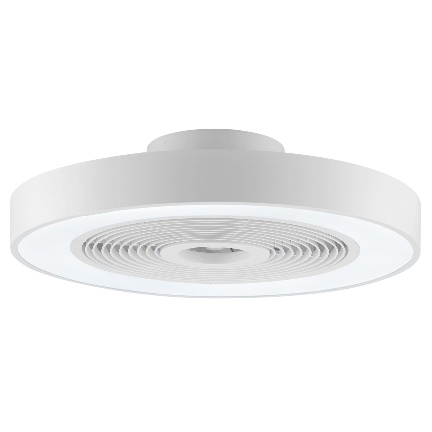 Brilliant - Luminária de teto dimável LED RGBW com ventoinha CATANIA LED/37W/230V 2700-6500K diâmetro 48,6 cm branca + comando remoto