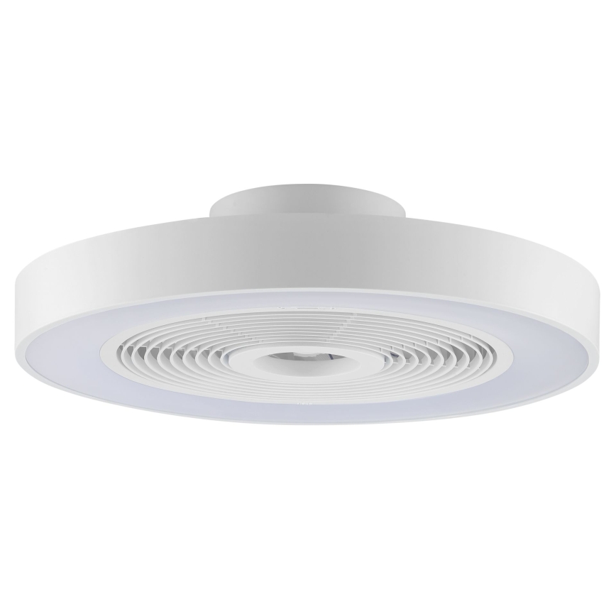 Brilliant - Luminária de teto dimável LED RGBW com ventoinha CATANIA LED/37W/230V 2700-6500K diâmetro 48,6 cm branca + comando remoto