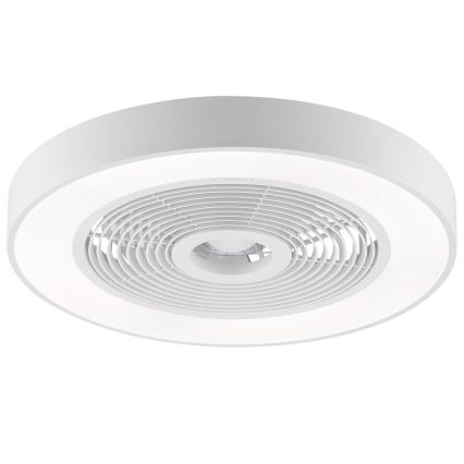 Brilliant - Luminária de teto dimável LED RGBW com ventoinha CATANIA LED/37W/230V 2700-6500K diâmetro 48,6 cm branca + comando remoto