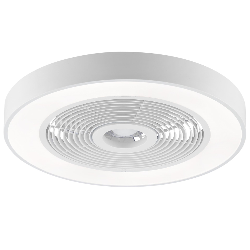 Brilliant - Luminária de teto dimável LED RGBW com ventoinha CATANIA LED/37W/230V 2700-6500K diâmetro 48,6 cm branca + comando remoto