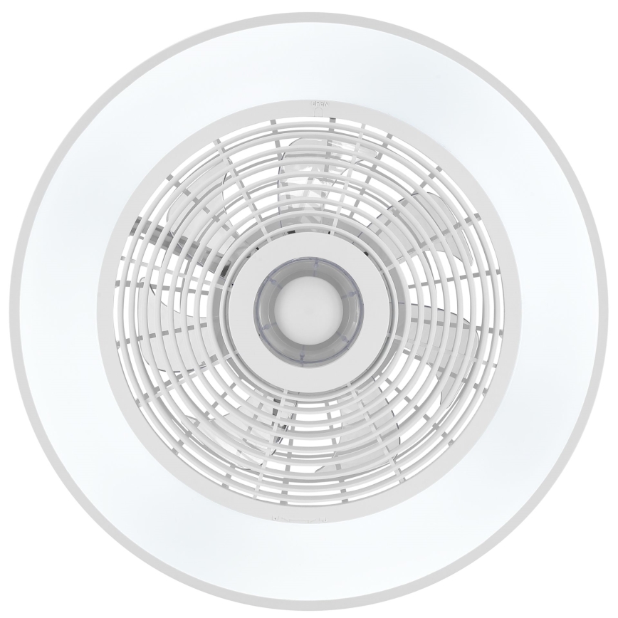 Brilliant - Luminária de teto dimável LED RGBW com ventoinha CATANIA LED/37W/230V 2700-6500K diâmetro 48,6 cm branca + comando remoto