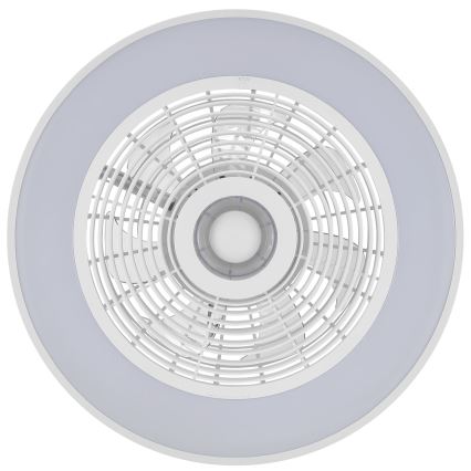 Brilliant - Luminária de teto dimável LED RGBW com ventoinha CATANIA LED/37W/230V 2700-6500K diâmetro 48,6 cm branca + comando remoto
