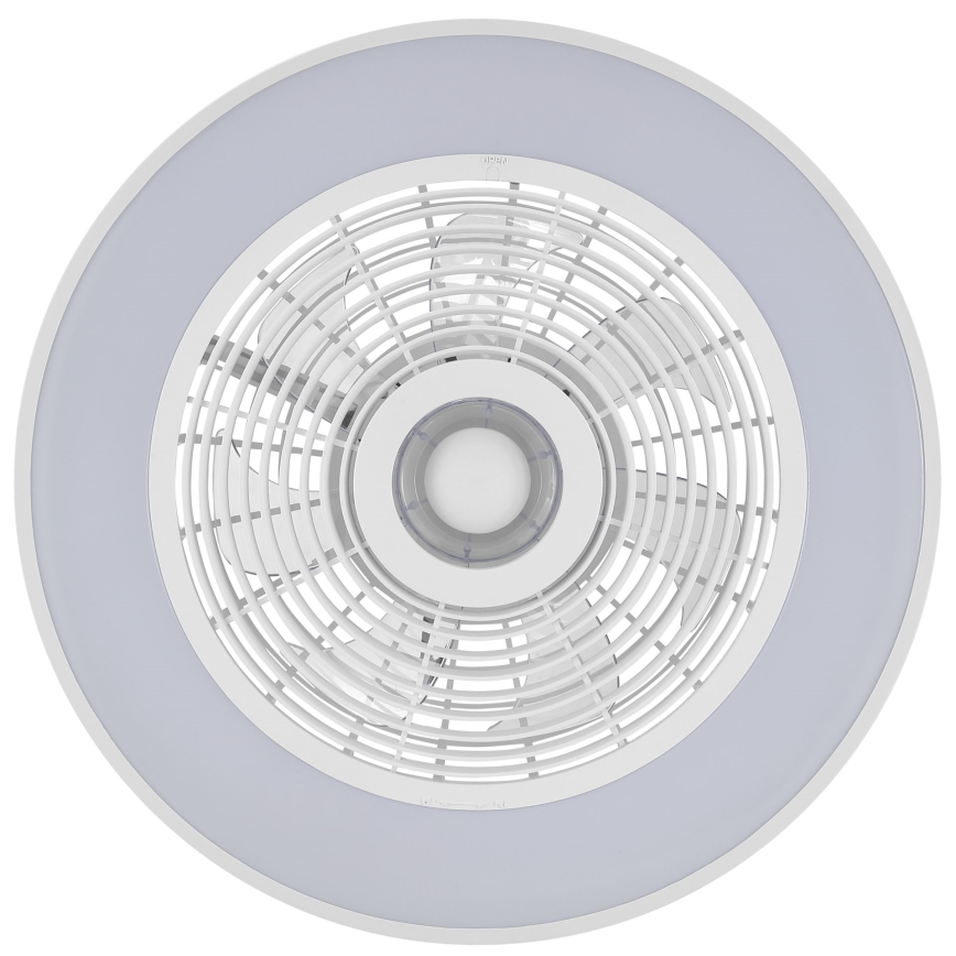 Brilliant - Luminária de teto dimável LED RGBW com ventoinha CATANIA LED/37W/230V 2700-6500K diâmetro 48,6 cm branca + comando remoto
