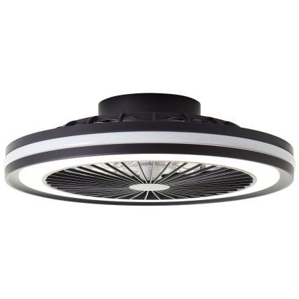 Brilliant - Luminária de teto dimerizável LED RGBW com ventilador PALMERO LED/40W/230V 2700-6500K, diâmetro 46,6 cm, bege + controlo remoto