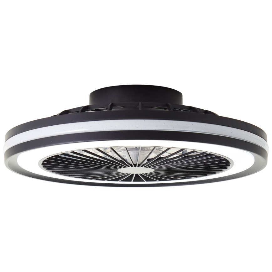 Brilliant - Luminária de teto dimerizável LED RGBW com ventilador PALMERO LED/40W/230V 2700-6500K, diâmetro 46,6 cm, bege + controlo remoto