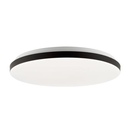 Brilliant - Luminária de teto LED RGBW dimerizável LIVIO LED/20W/230V 3000-6500K diâmetro 38,5 cm preta + comando remoto
