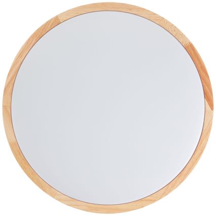 Brilliant - Candeeiro de tecto LED SLIMLINE LED/22W/230V, Ø 39 cm, acabamento em madeira de seringueira