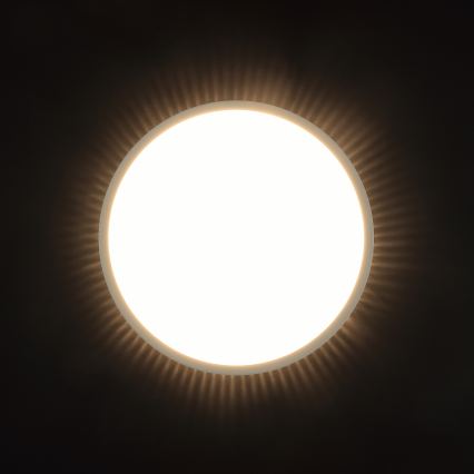 Brilliant - Candeeiro de tecto LED SOLISTRA LED/18W/230V Ø 34,5 cm bege