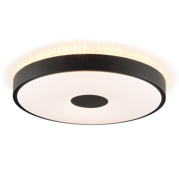 Brilliant - Candeeiro de Tecto LED TAVIS LED/24W/230V, diâmetro 44,5 cm, preto