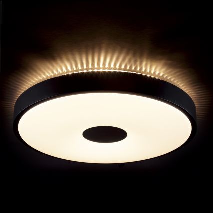 Brilliant - Candeeiro de Tecto LED TAVIS LED/24W/230V, diâmetro 44,5 cm, preto