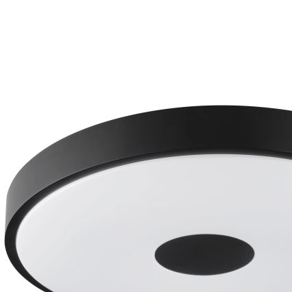 Brilliant - Candeeiro de Tecto LED TAVIS LED/24W/230V, diâmetro 44,5 cm, preto
