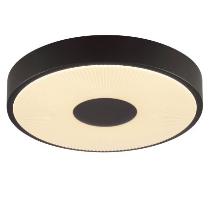 Brilliant - Candeeiro de tecto RAKIN LED/18W/230V, diâmetro 33,5 cm, preto