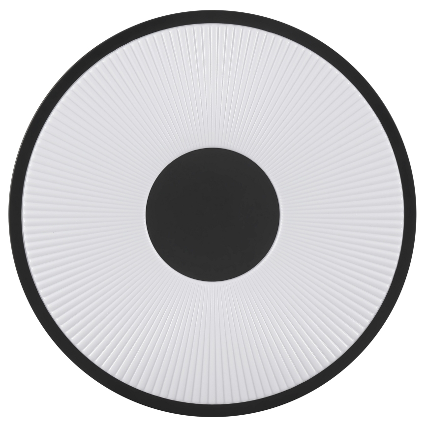 Brilliant - Candeeiro de tecto RAKIN LED/18W/230V, diâmetro 33,5 cm, preto