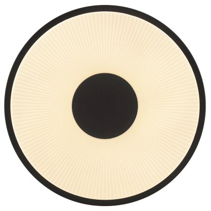 Brilliant - Candeeiro de tecto RAKIN LED/18W/230V, diâmetro 33,5 cm, preto