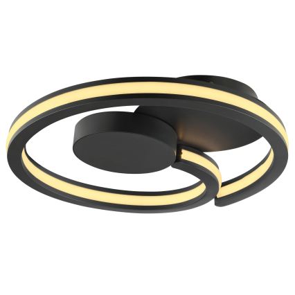 Brilliant - Luminária de teto LED REVOLA LED/33W/230V 3000/4000/6500K Ø 40 cm preta