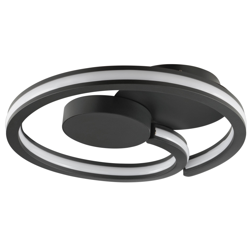Brilliant - Luminária de teto LED REVOLA LED/33W/230V 3000/4000/6500K Ø 40 cm preta