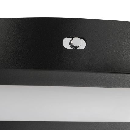 Brilliant - Luminária de teto LED REVOLA LED/33W/230V 3000/4000/6500K Ø 40 cm preta